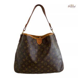 Authentic Louis Vuitton Monogram Canvas Leather Delightful PM Shoulder Bag 2010